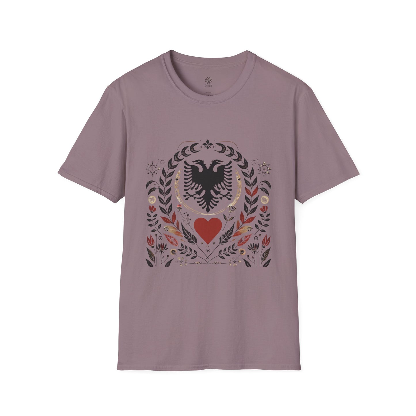 Mother's Day T-Shirt with Albanian Motifs- Gift for Mom, Ethnic Graphic Tee, Family Tradition