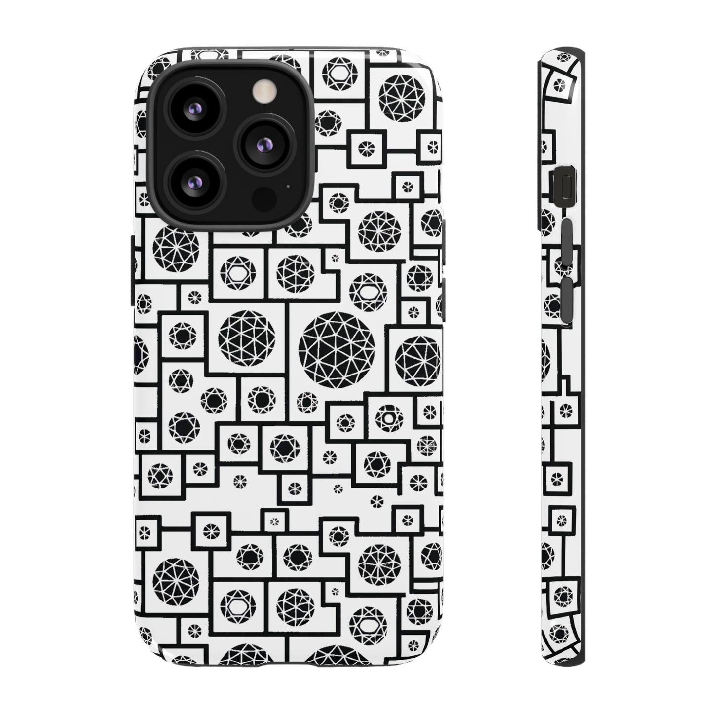 Unique Geometric Phone Case - For iPhone, Google Pixel, and Samsung Galaxy