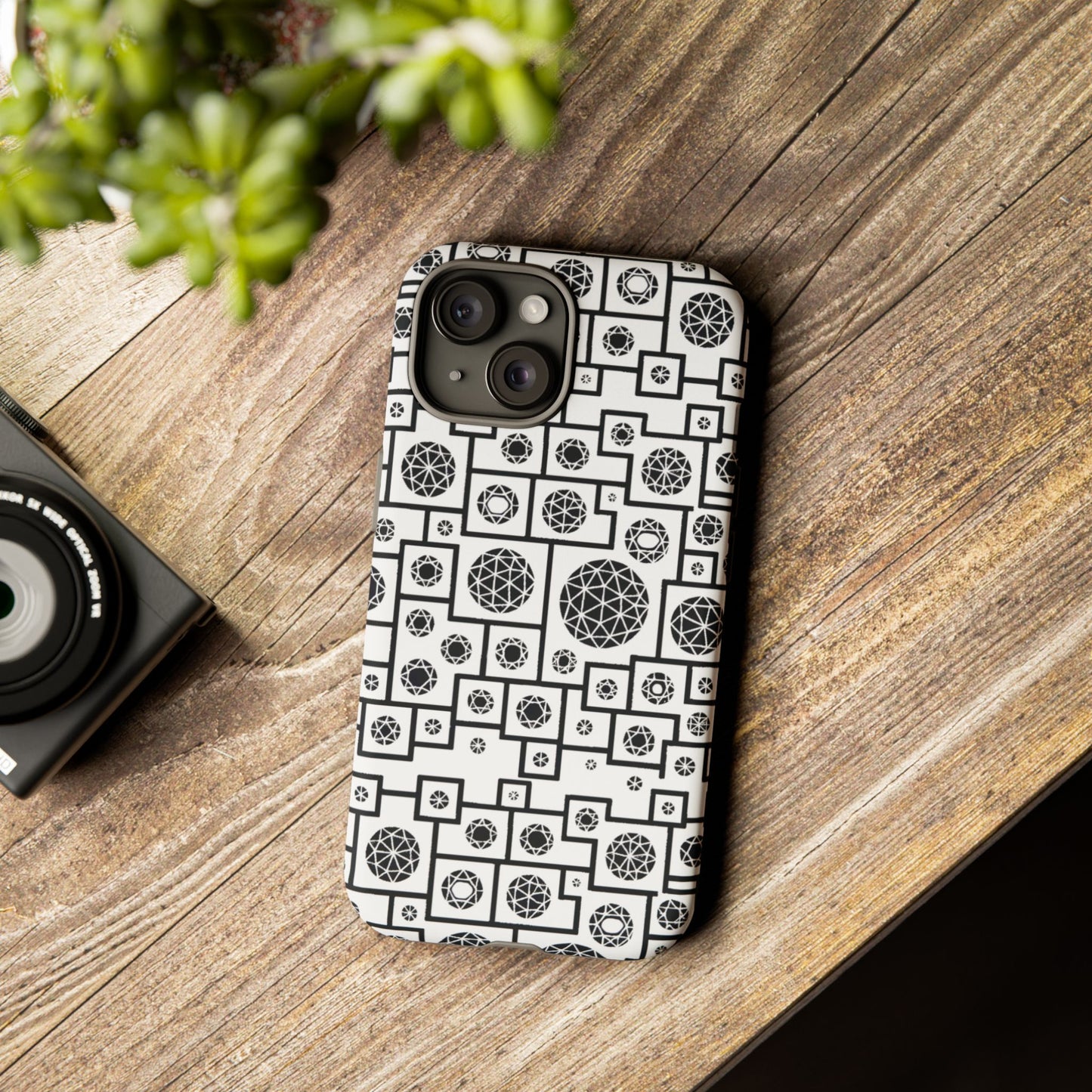 Unique Geometric Phone Case - For iPhone, Google Pixel, and Samsung Galaxy