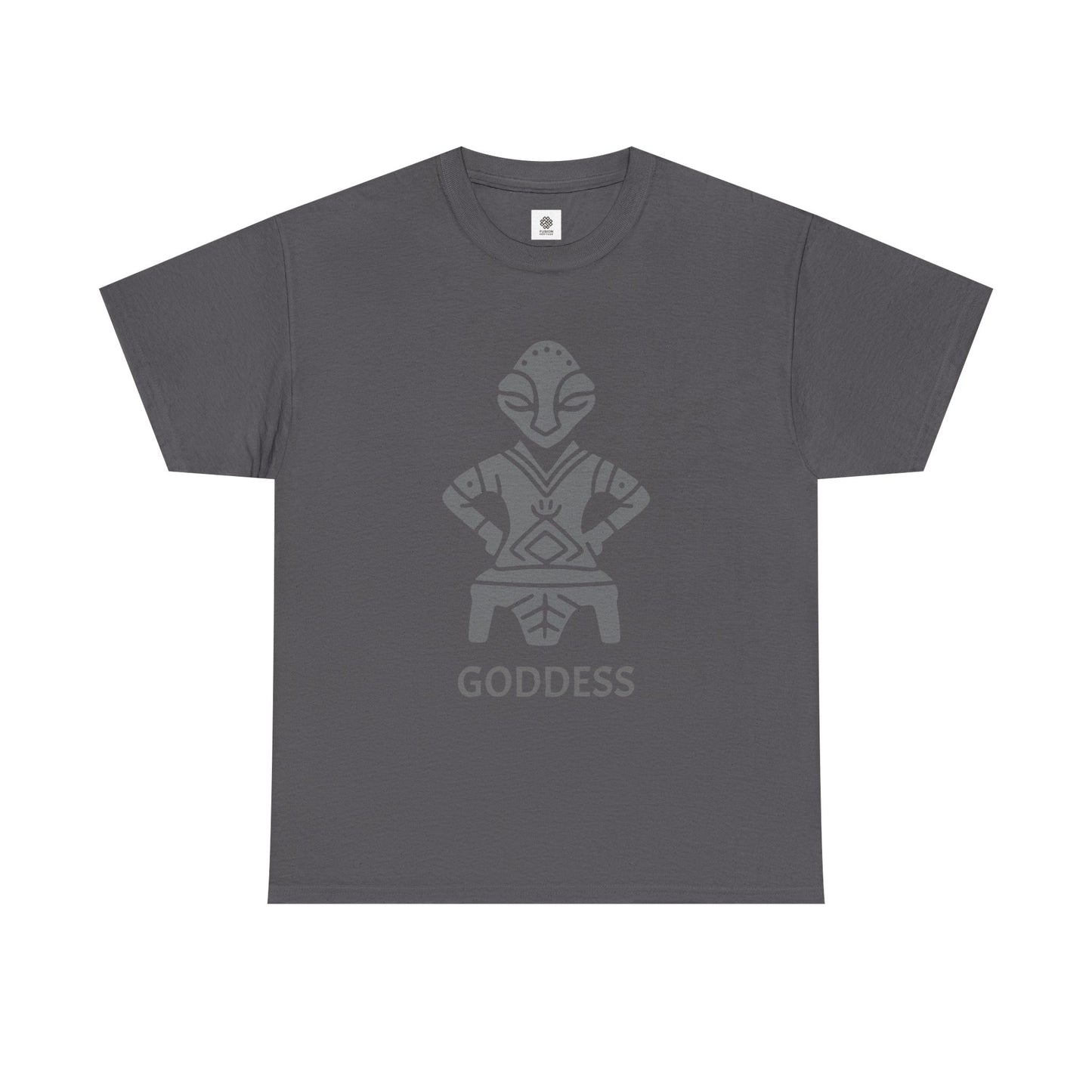 The Goddess On The Throne Cultural Artwork Tee Unisex Heavy Cotton Tee