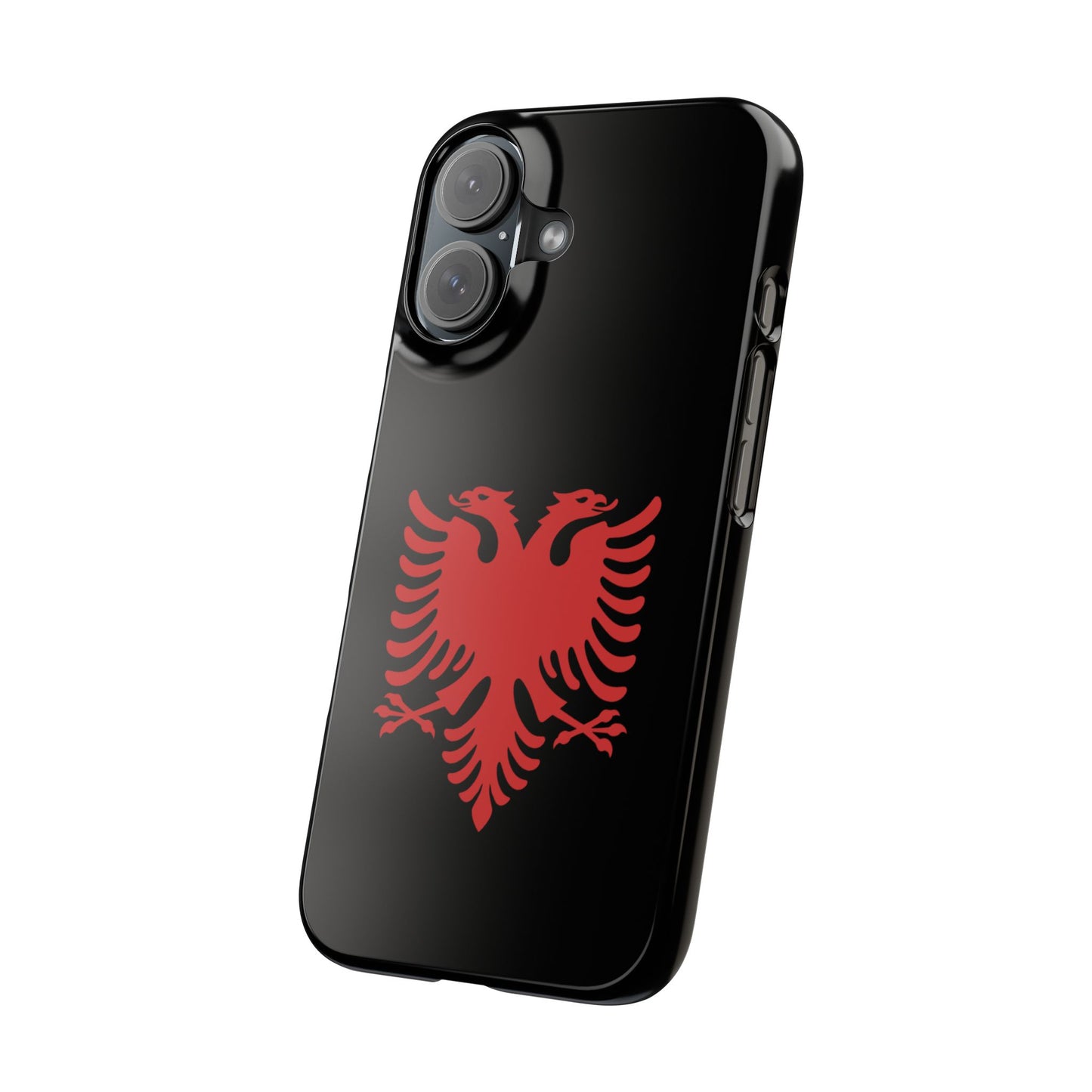 Slim Cases - Albania Double Headed Eagle, Albanian Flag Phone Cover, Patriotic Phone Case, National Symbol Gift, Unique Phone Accessories