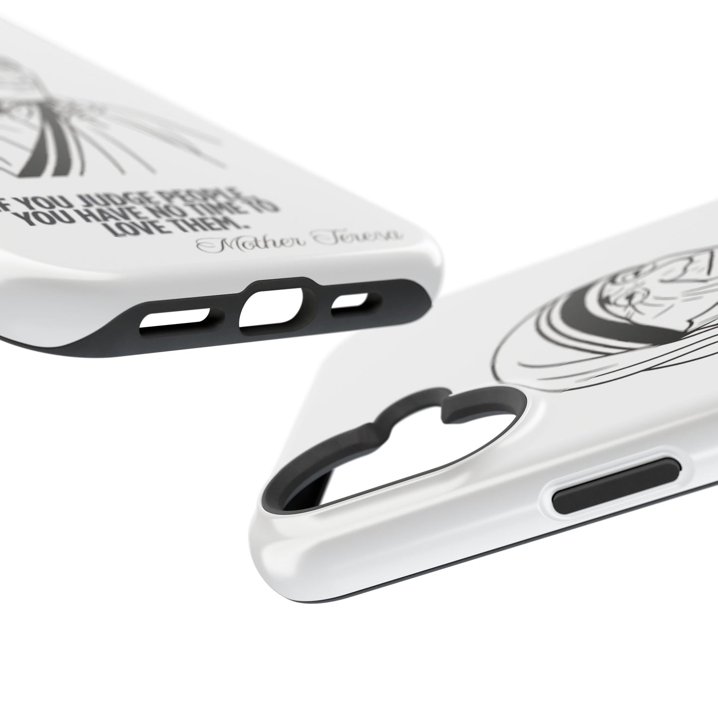 Inspirational Mother Teresa Quote iPhone Case for iPhone 13 to 16 -  Magnetic Tough Cases