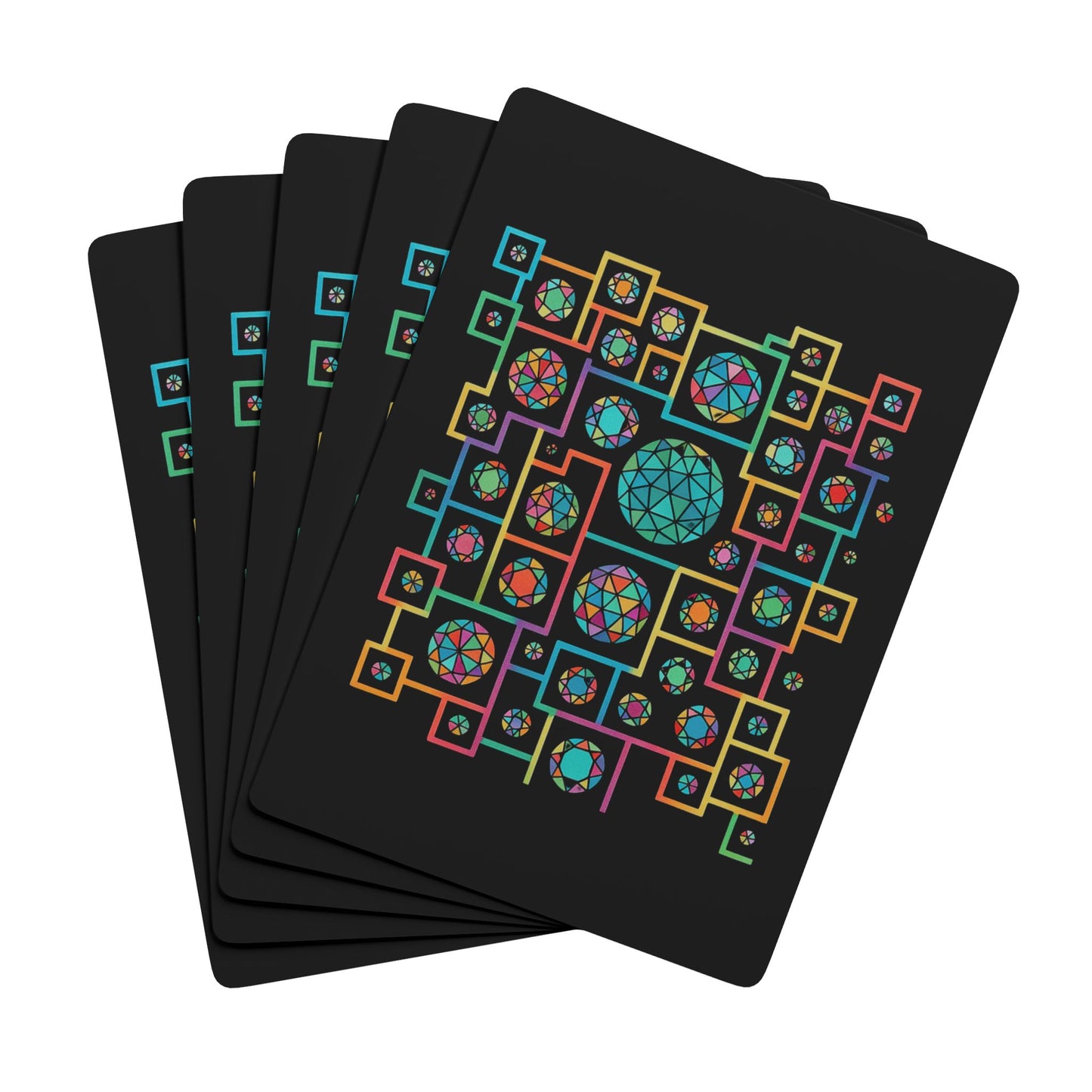 Geometric Heritage Poker Playing Cards
