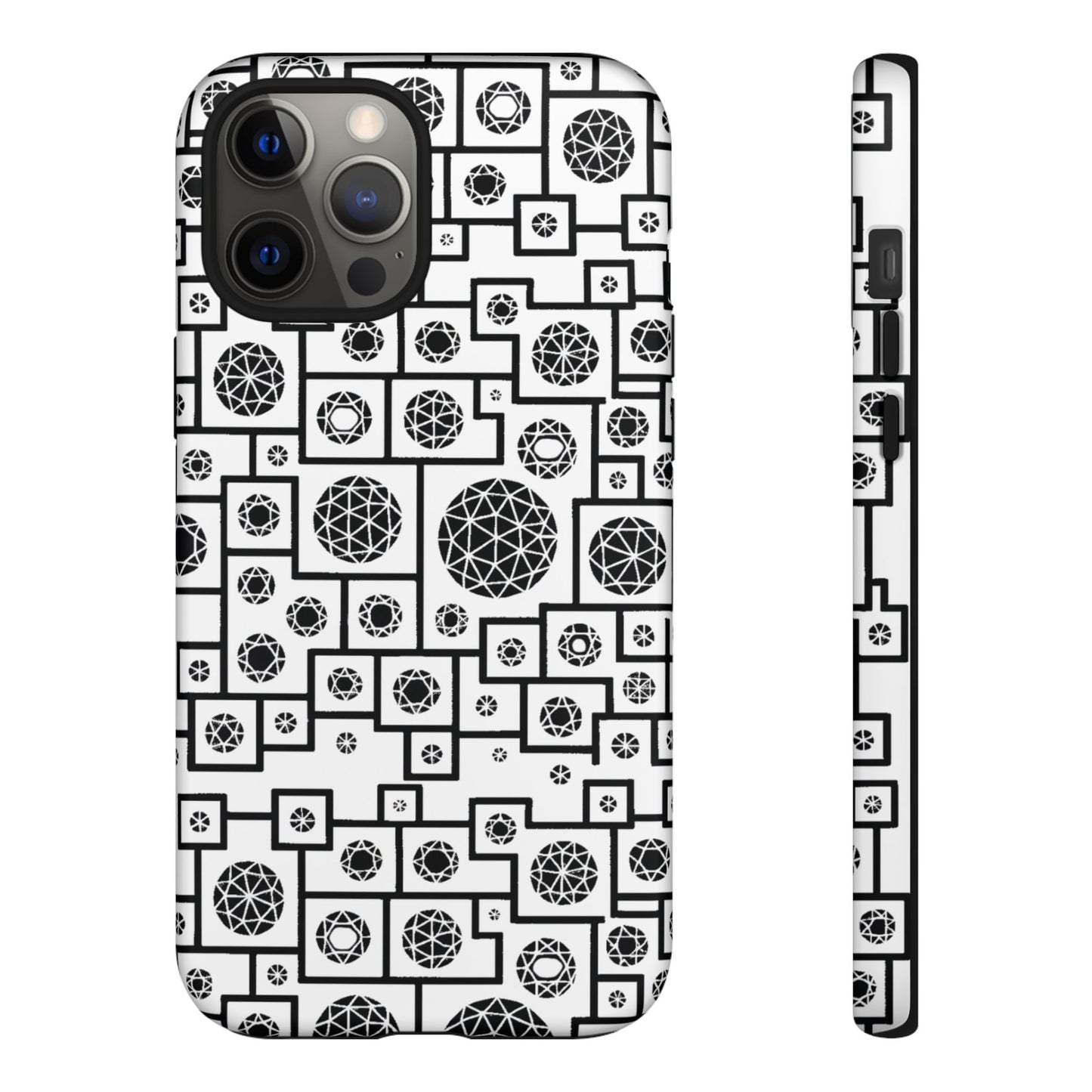 Unique Geometric Phone Case - For iPhone, Google Pixel, and Samsung Galaxy