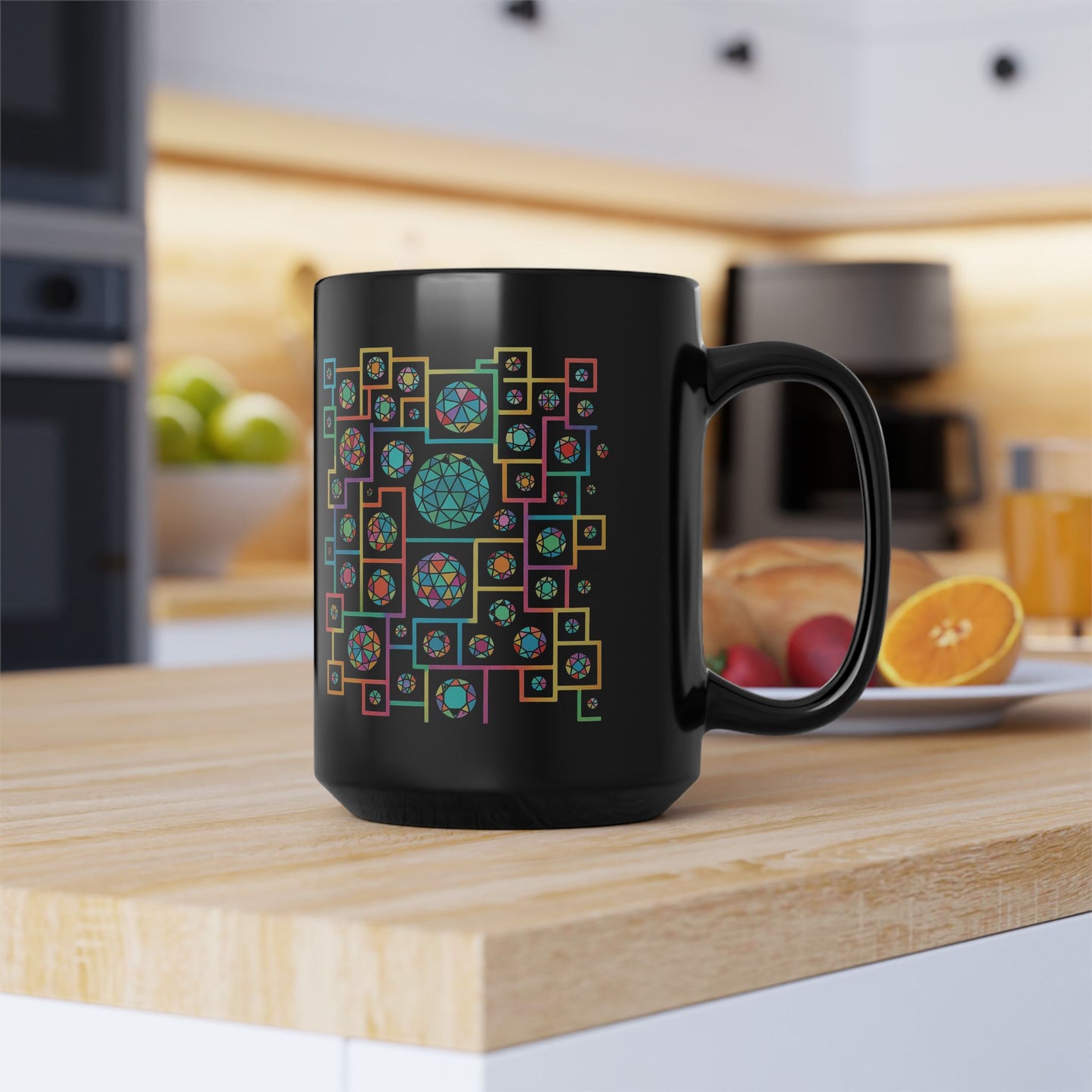 Geometric Heritage Ceramic Mug