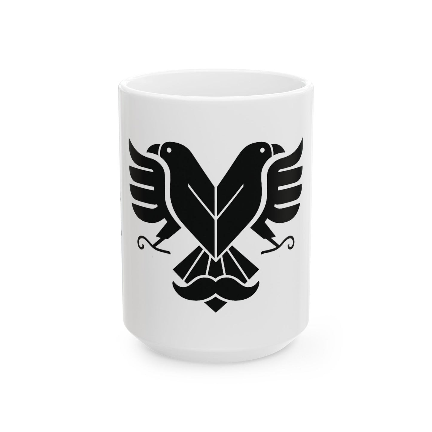 Albanian Dad Mug with Eagle & Mustache