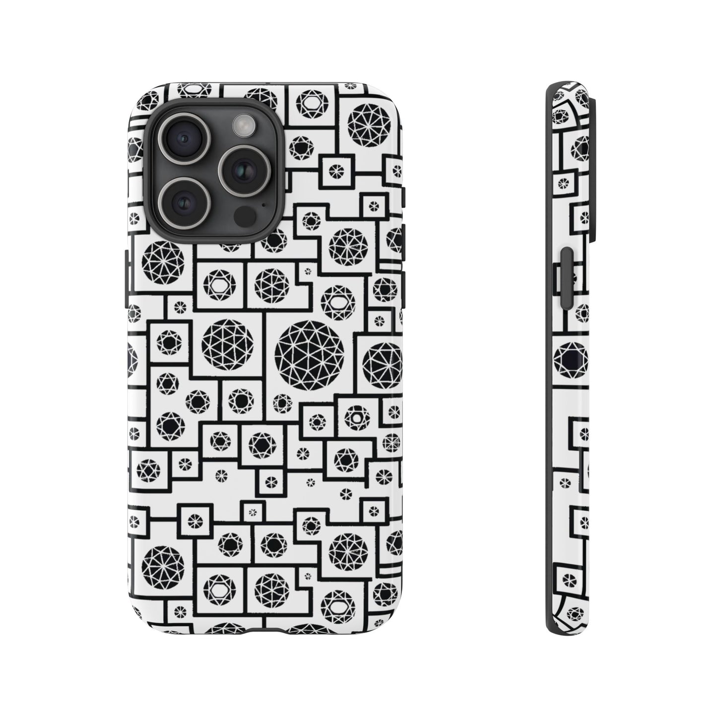 Unique Geometric Phone Case - For iPhone, Google Pixel, and Samsung Galaxy