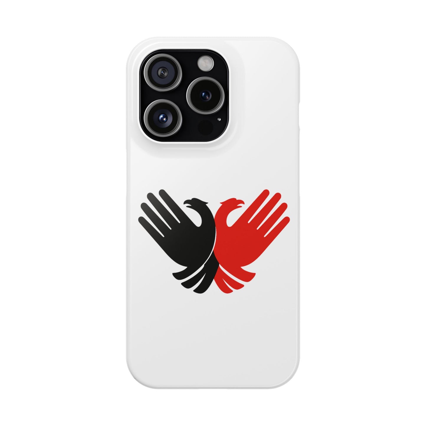 Phone Case, Slim Case with Double Headed Eagle Hands Design, Protective Cover, Thin Case, Eagle Lover Gift, Unique Phone Accessory