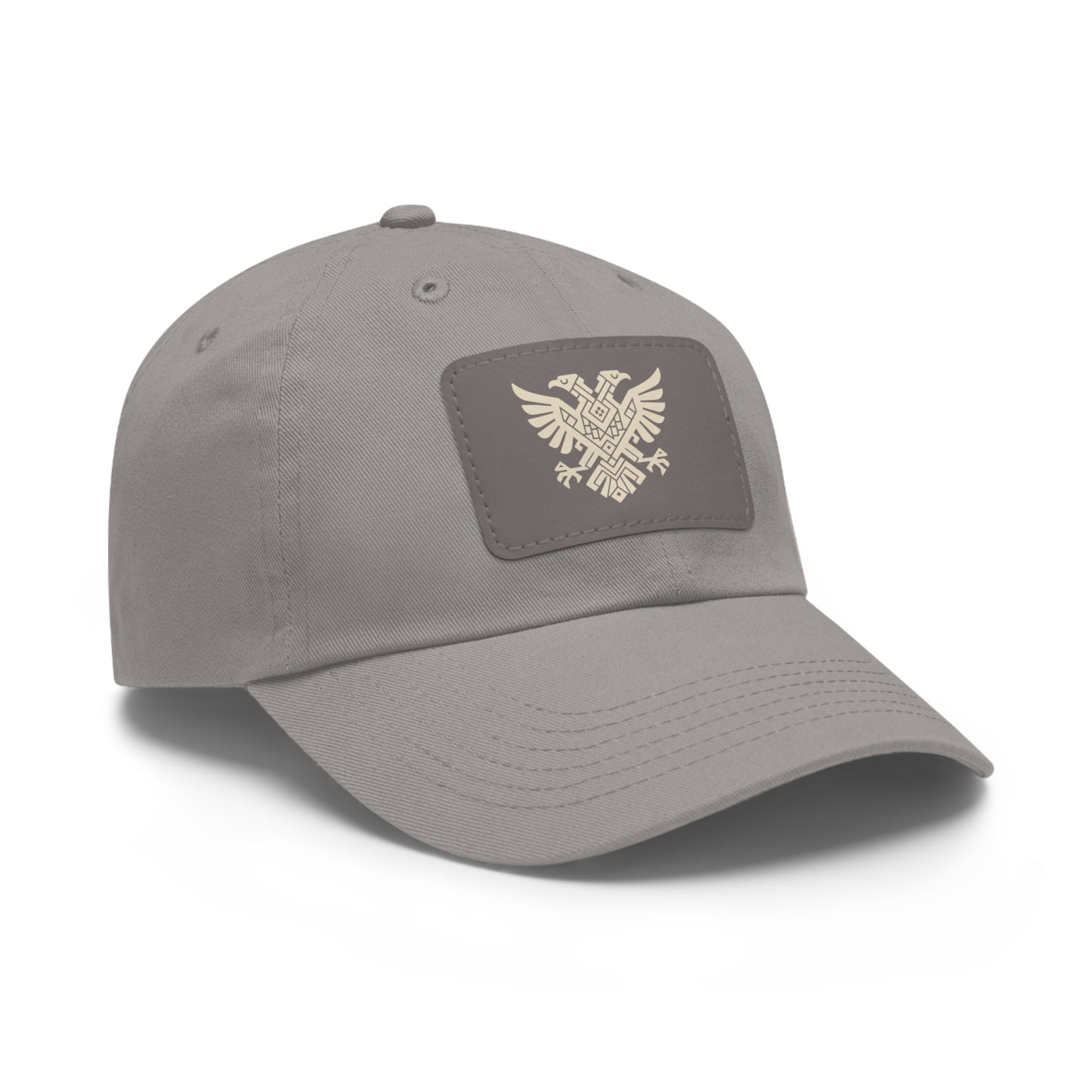 Illyrian Eagle Heritage Hat - Double-Headed Albanian Eagle Cap with Leather Patch