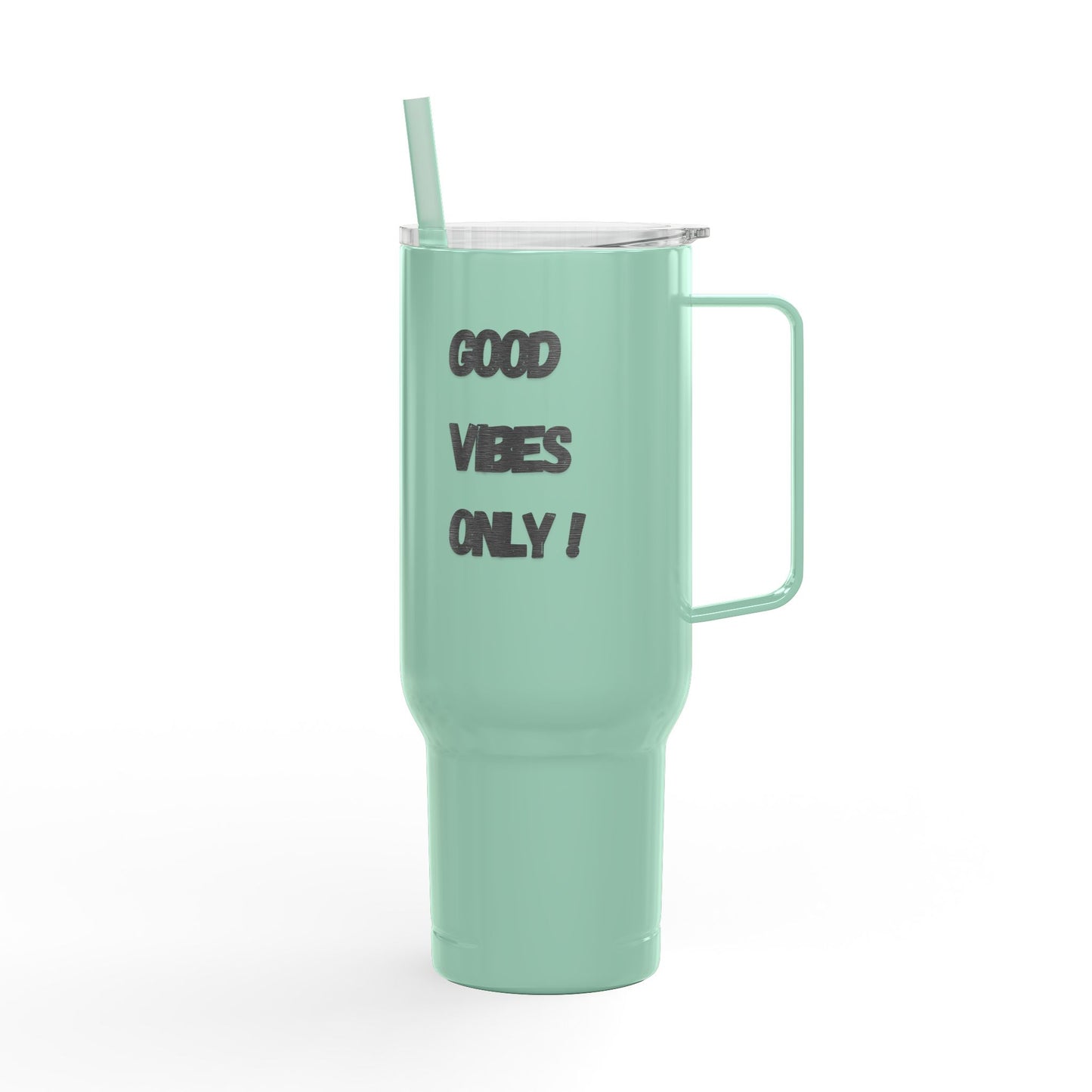 Motivational Insulated Tumbler, 40oz with Lid - Start Fresh, Stay Positive! Perfect for Travel, Gifts and Everyday Use