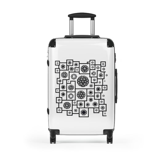 Geometric Heritage Design Suitcase