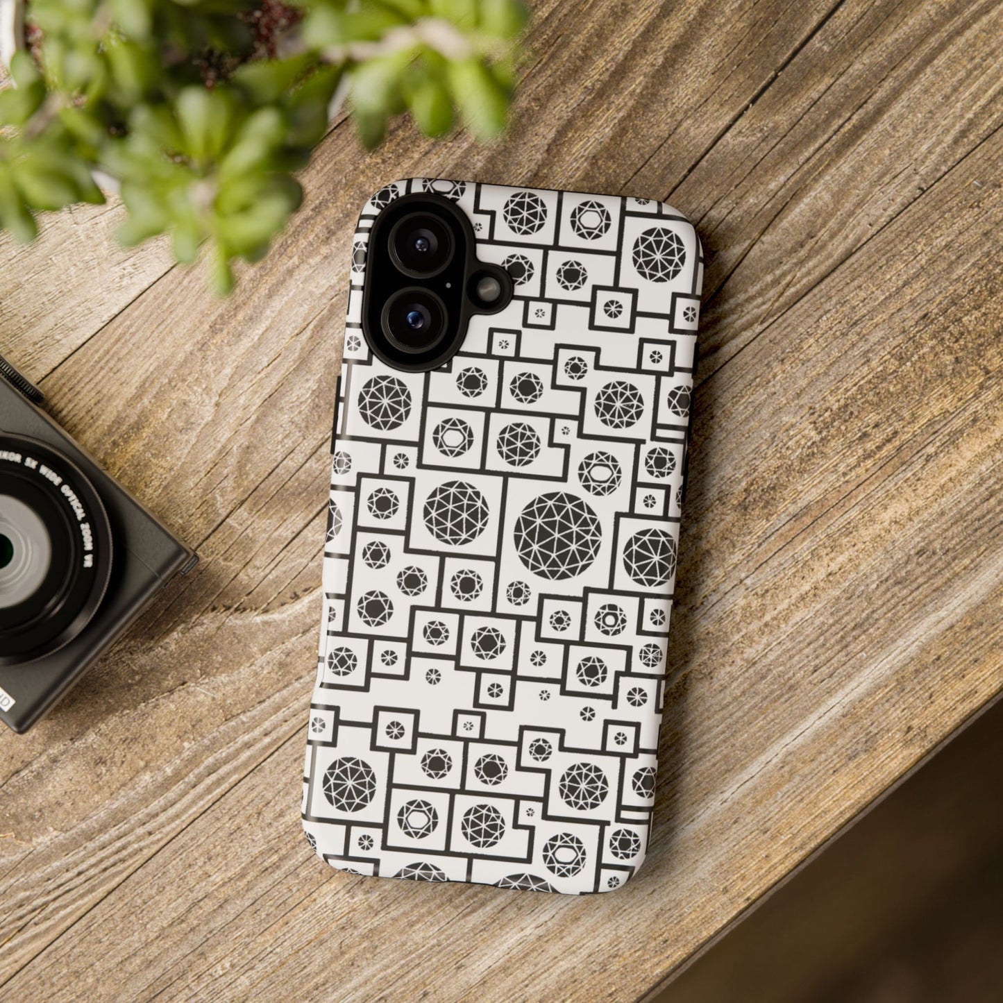 Unique Geometric Phone Case - For iPhone, Google Pixel, and Samsung Galaxy