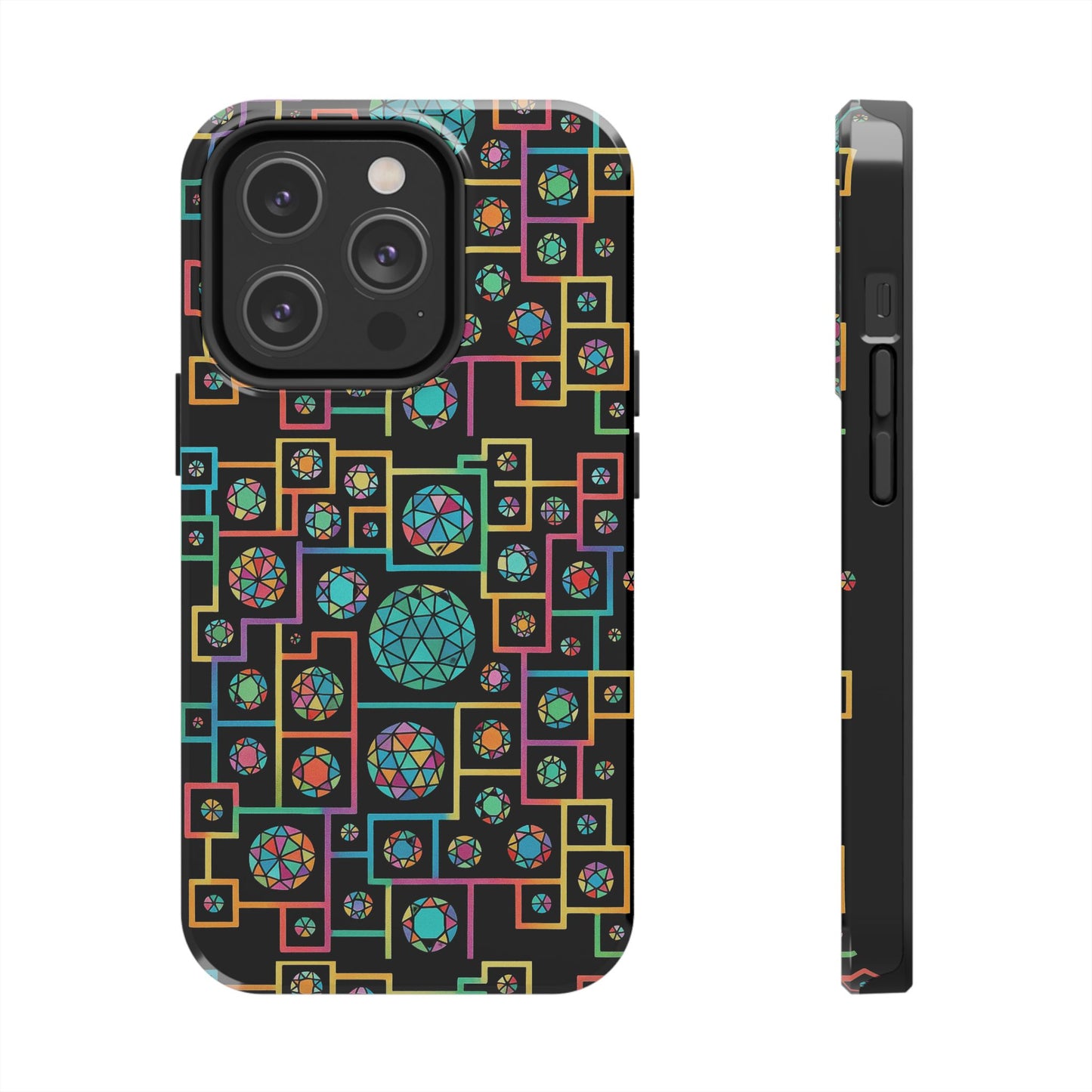 Geometric Dome Inspired Tough Phone Cases