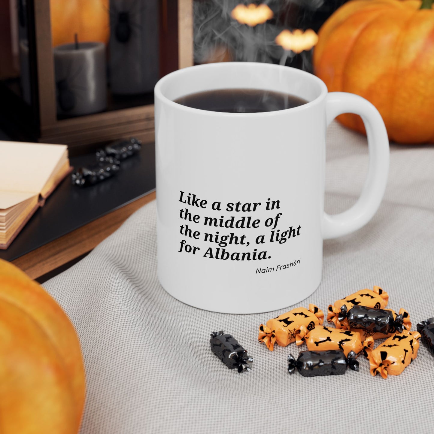 Ceramic Mug - Gjergj Kastrioti Skënderbeu Tribute, Albania History Gift