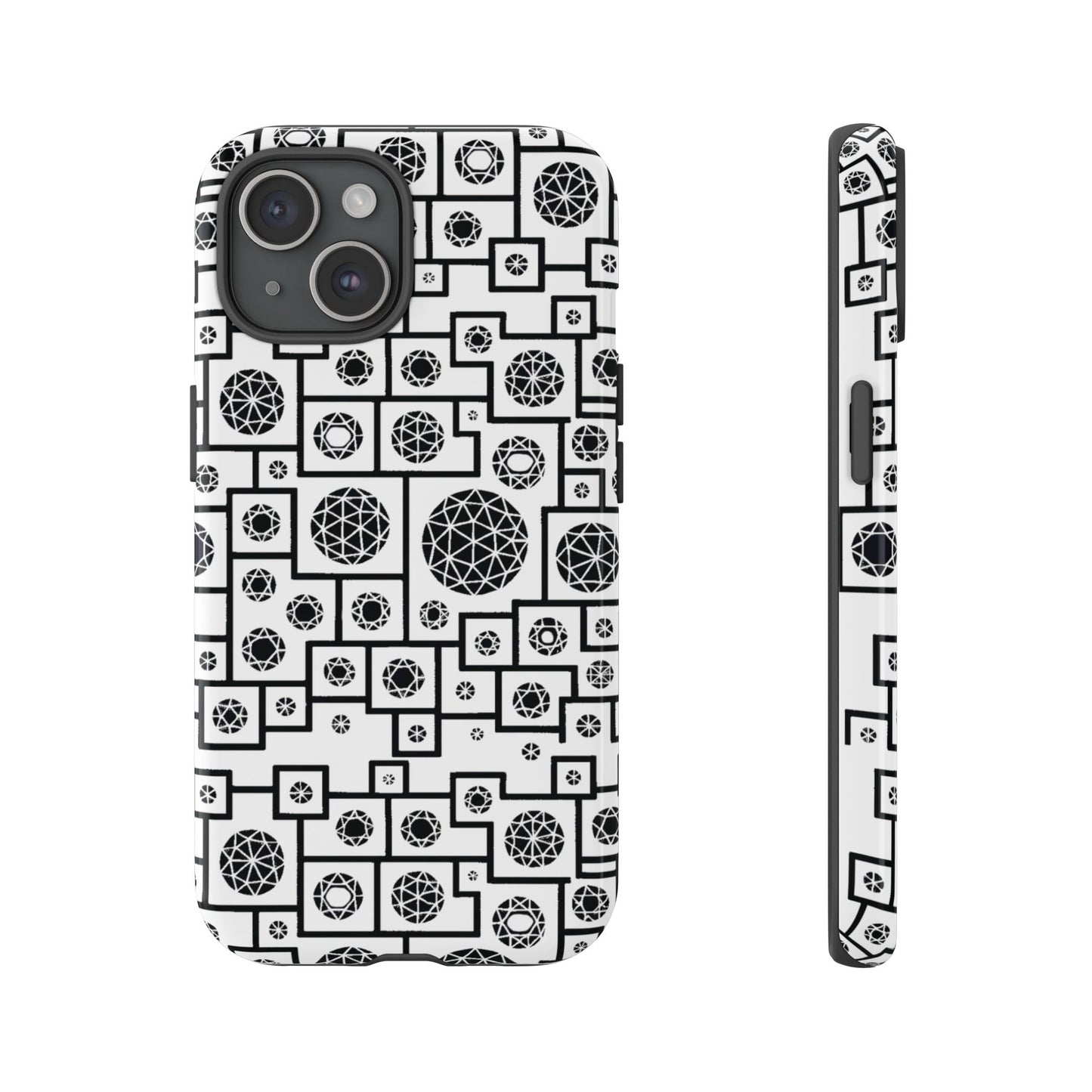 Unique Geometric Phone Case - For iPhone, Google Pixel, and Samsung Galaxy