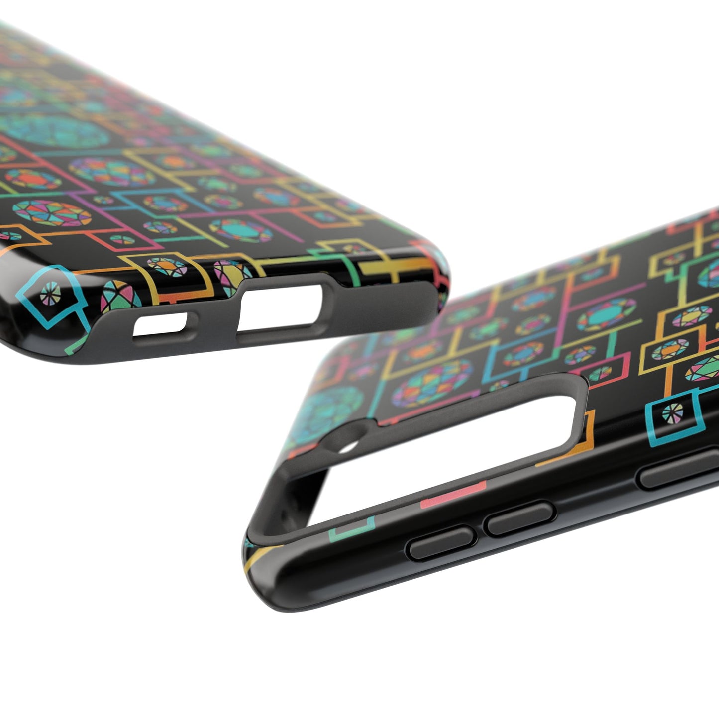 Geometric Dome Inspired Tough Phone Cases