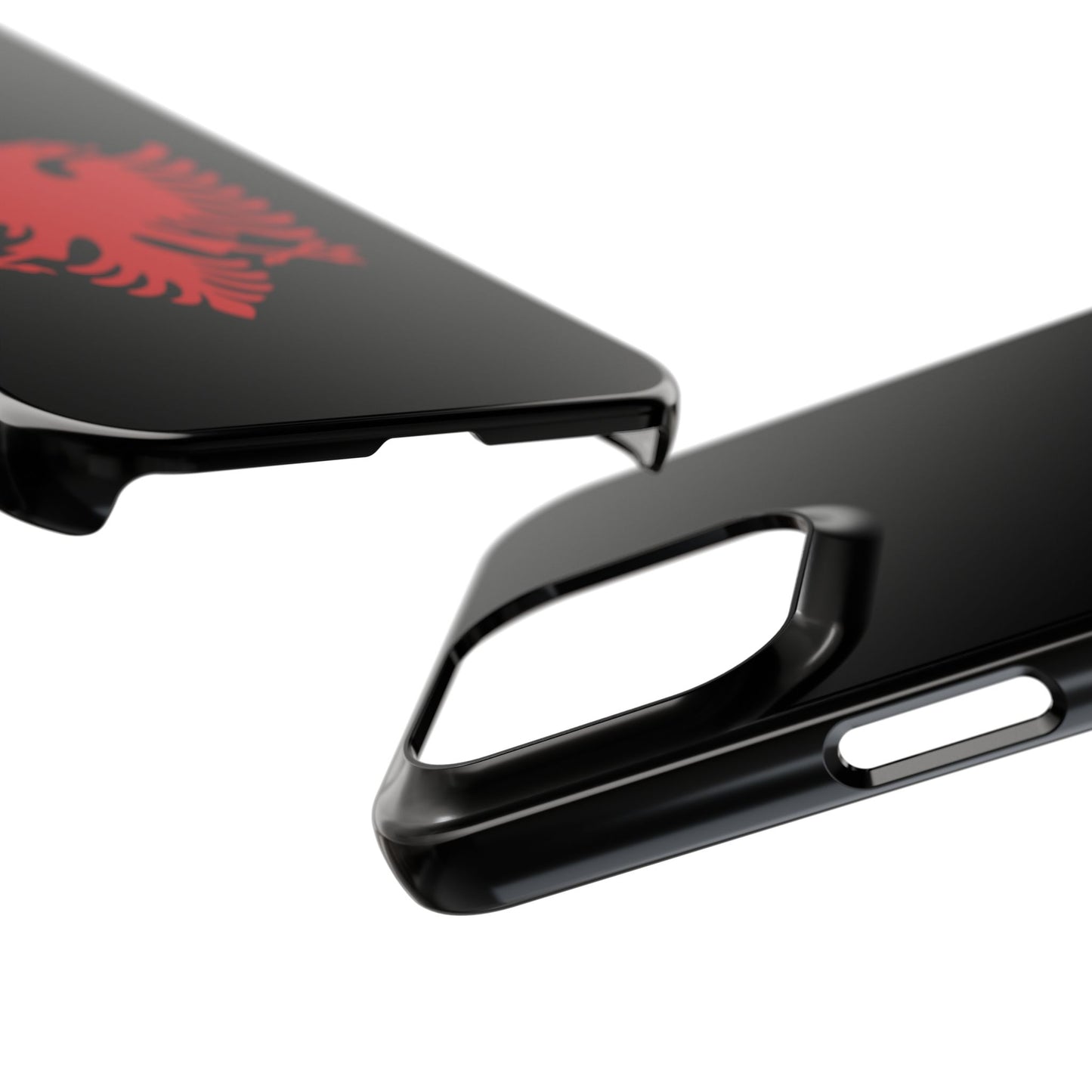 Slim Cases - Albania Double Headed Eagle, Albanian Flag Phone Cover, Patriotic Phone Case, National Symbol Gift, Unique Phone Accessories