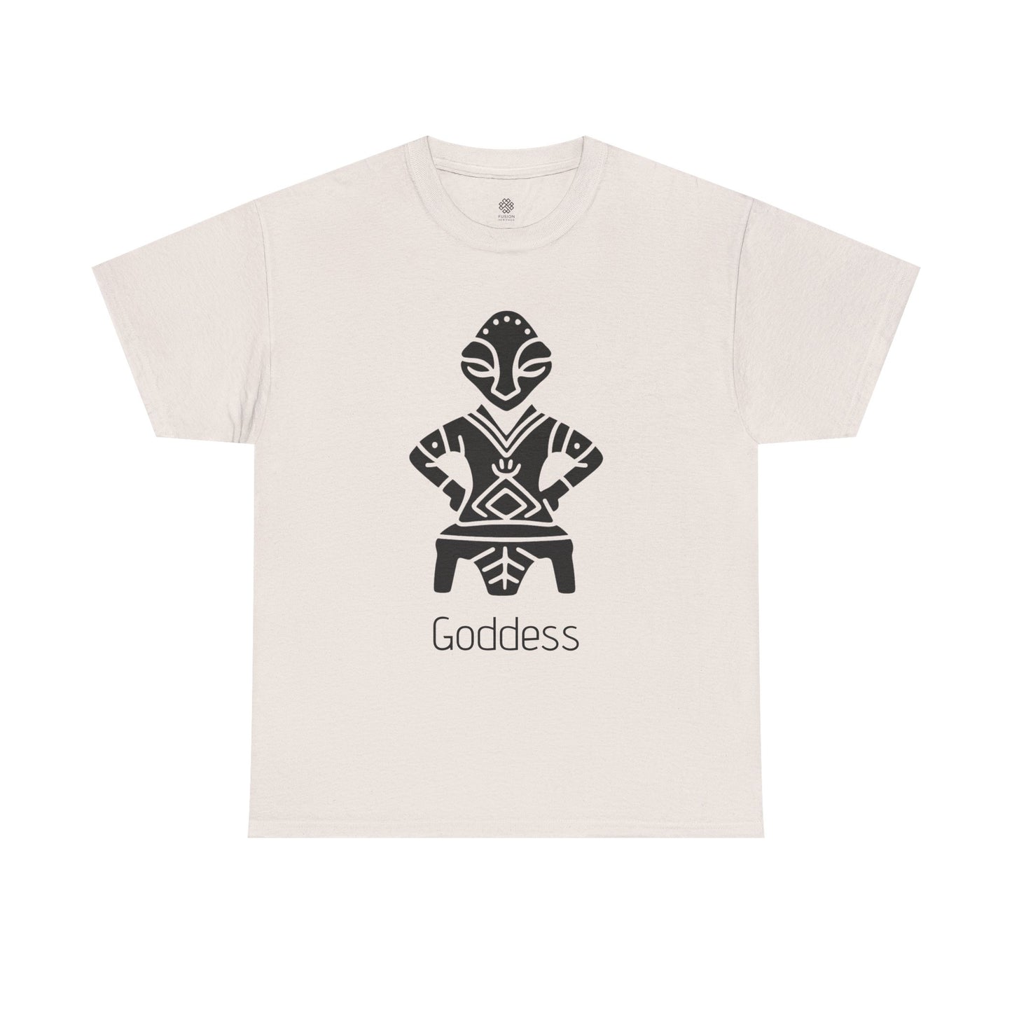 The Goddess On The Throne Cultural Artwork Tee Unisex Heavy Cotton Tee