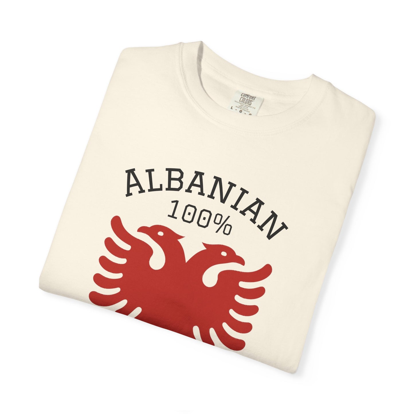 110% Baba - Albanian Dad T-Shirt | Father's Day Gift with Eagle Motif