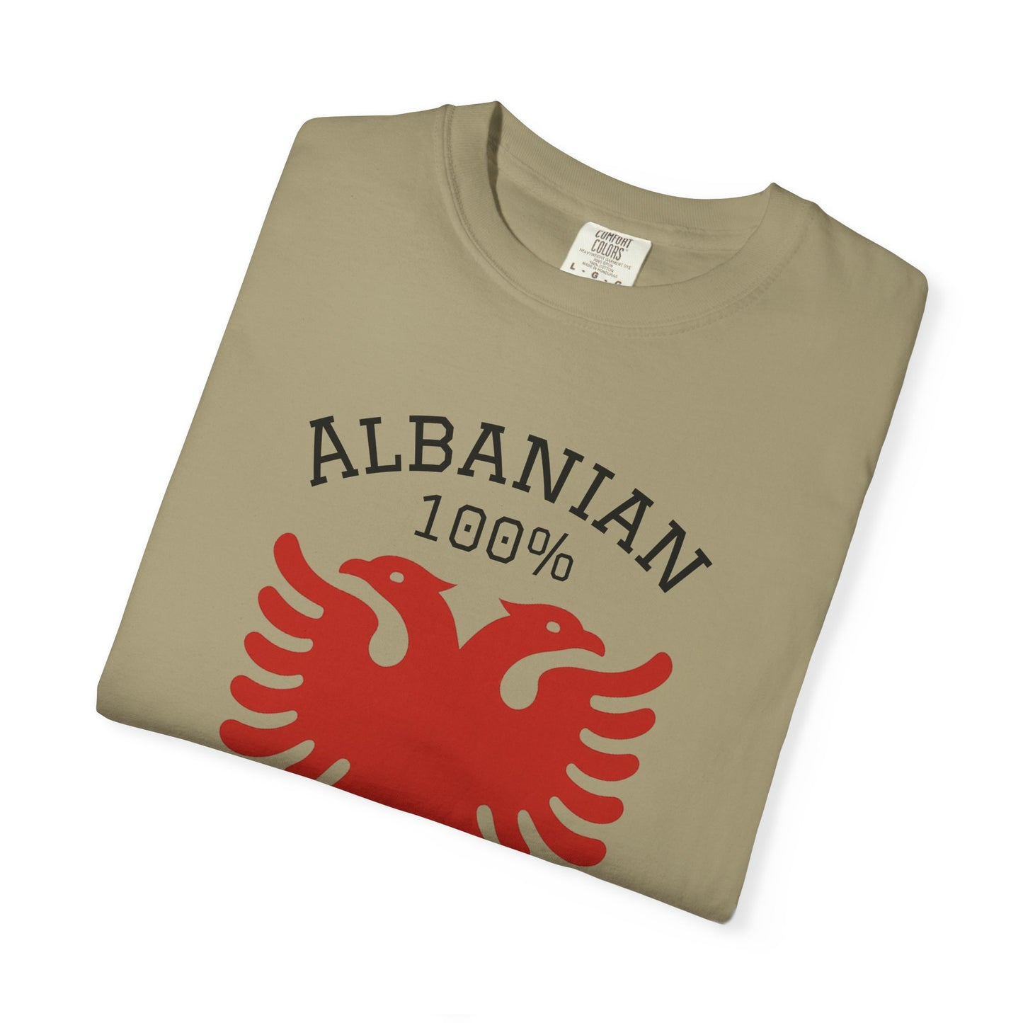 110% Baba - Albanian Dad T-Shirt | Father's Day Gift with Eagle Motif