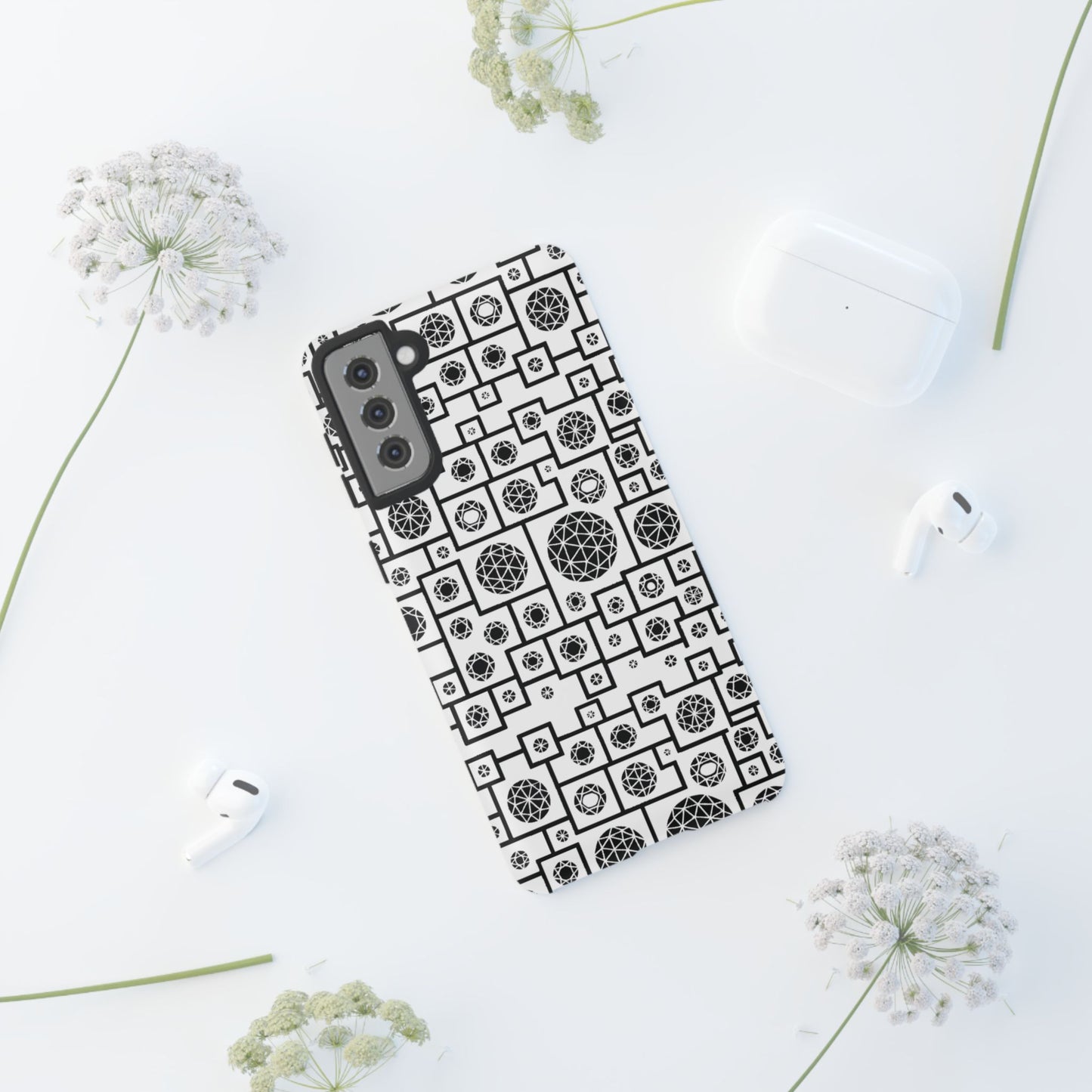 Unique Geometric Phone Case - For iPhone, Google Pixel, and Samsung Galaxy