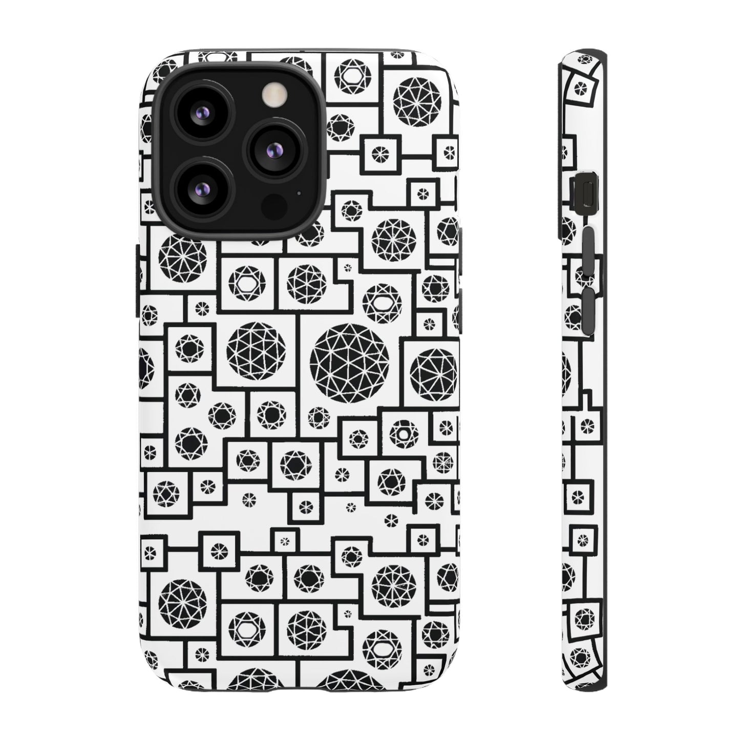 Unique Geometric Phone Case - For iPhone, Google Pixel, and Samsung Galaxy