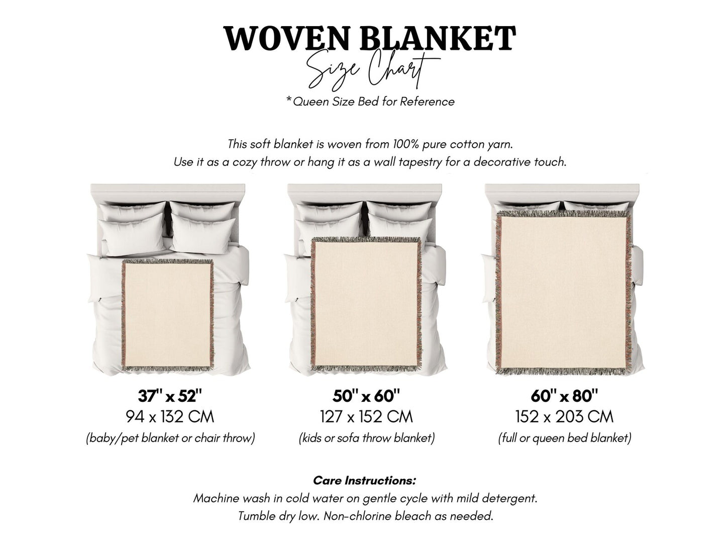 Cream & Charcoal Boho Cross and Maze Geometric Woven Throw Blanket - Illyrian Weave